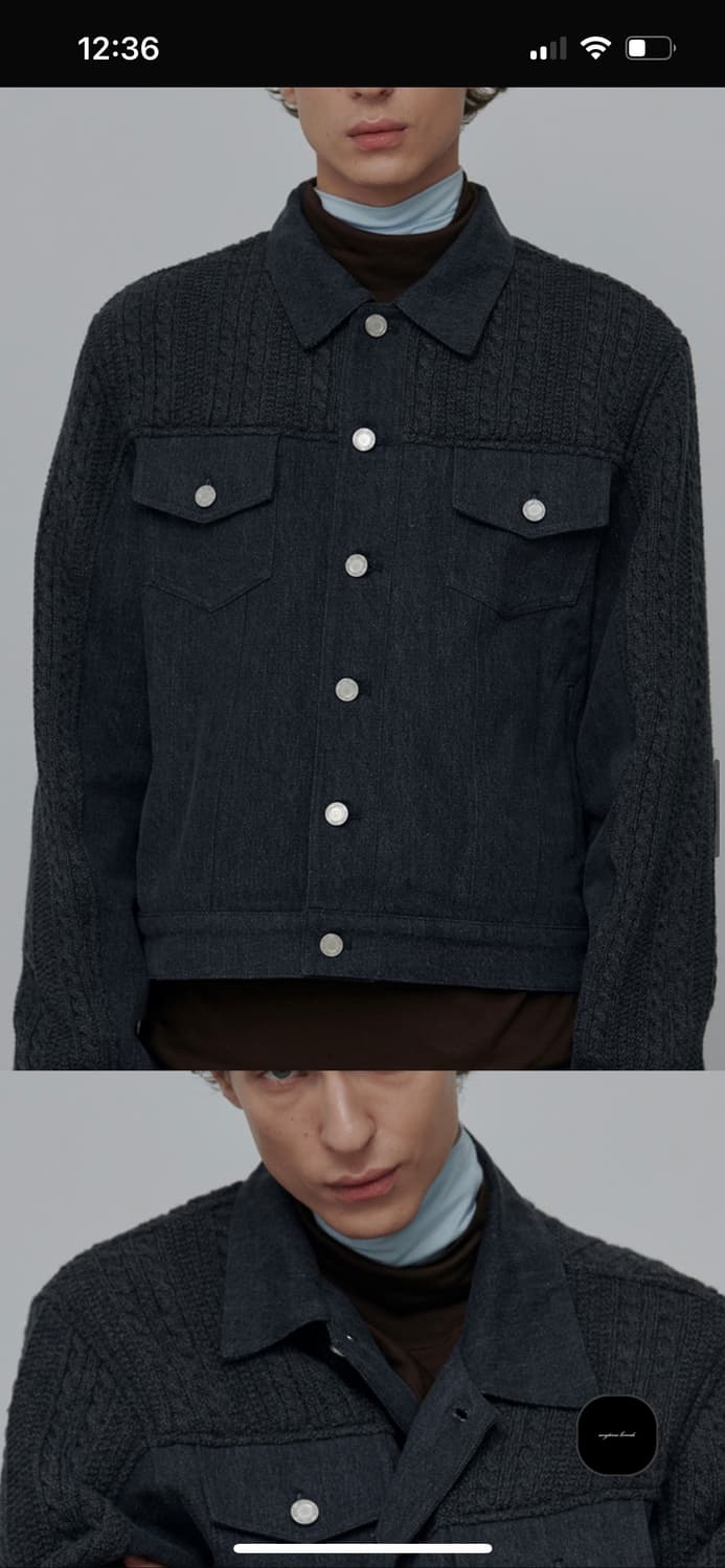 ZINNIA MIX JACKET- CHARCOAL(RENEWAL) 삽니다 상품이미지3