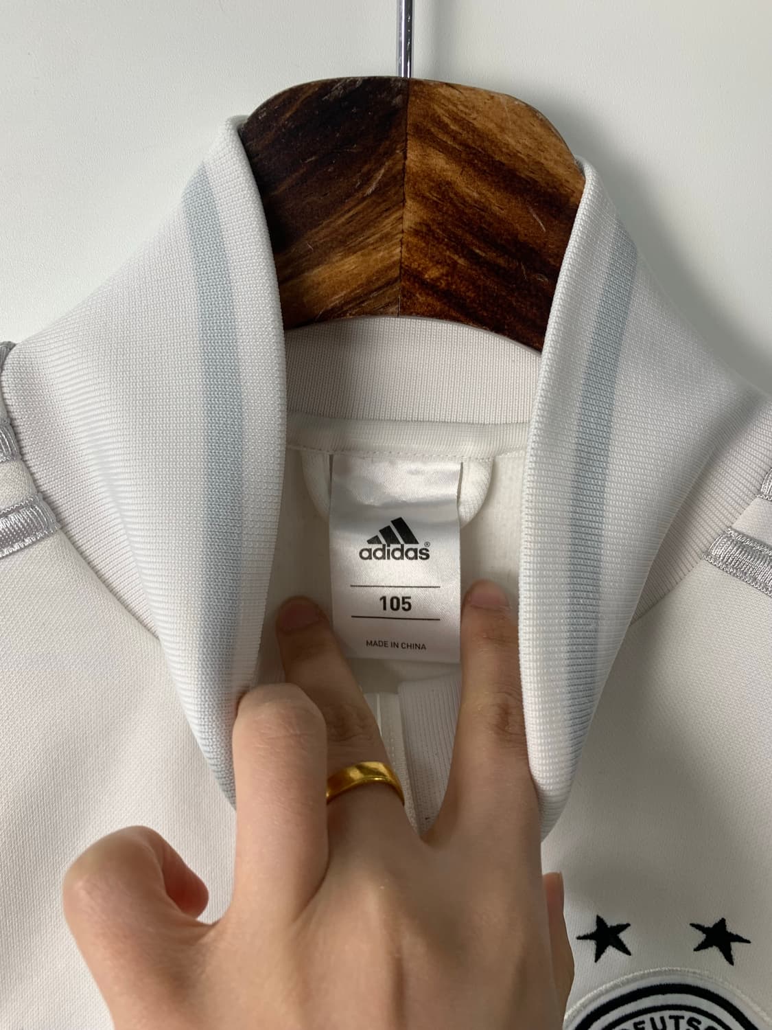 아디다스 독일 화이트 그레이 트랙 져지 상품이미지6