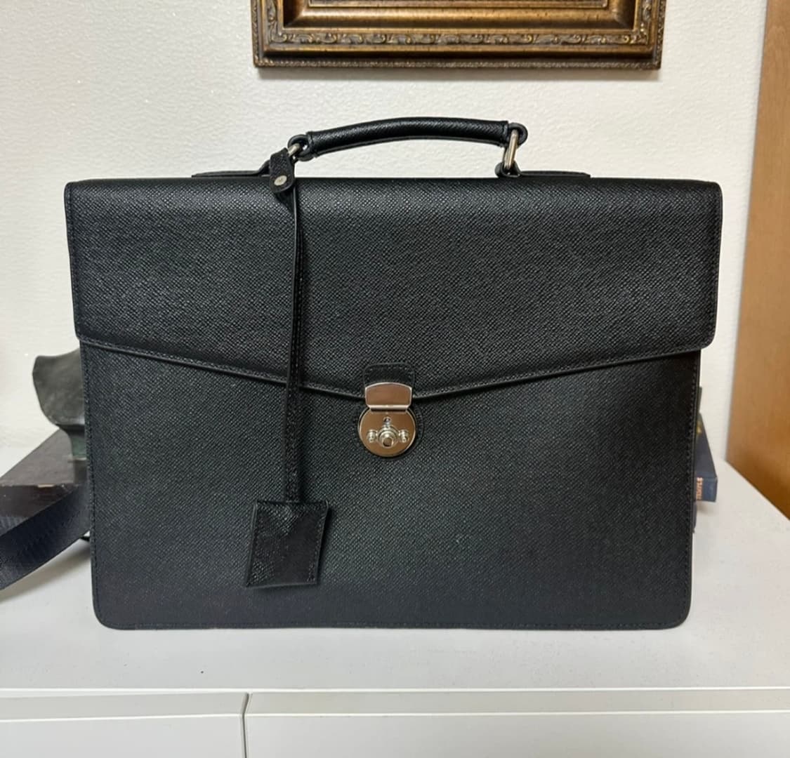 엠비지오네 서류 가방, 브리프케이스 블랙 팝니다 상품이미지1