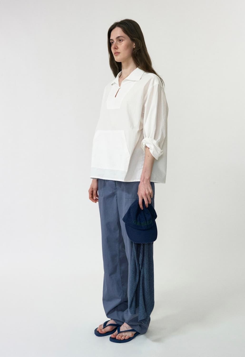 낫띵리튼 누 퍼티그 팬츠 Nou fatigue pants (Indi Bl 상품이미지3