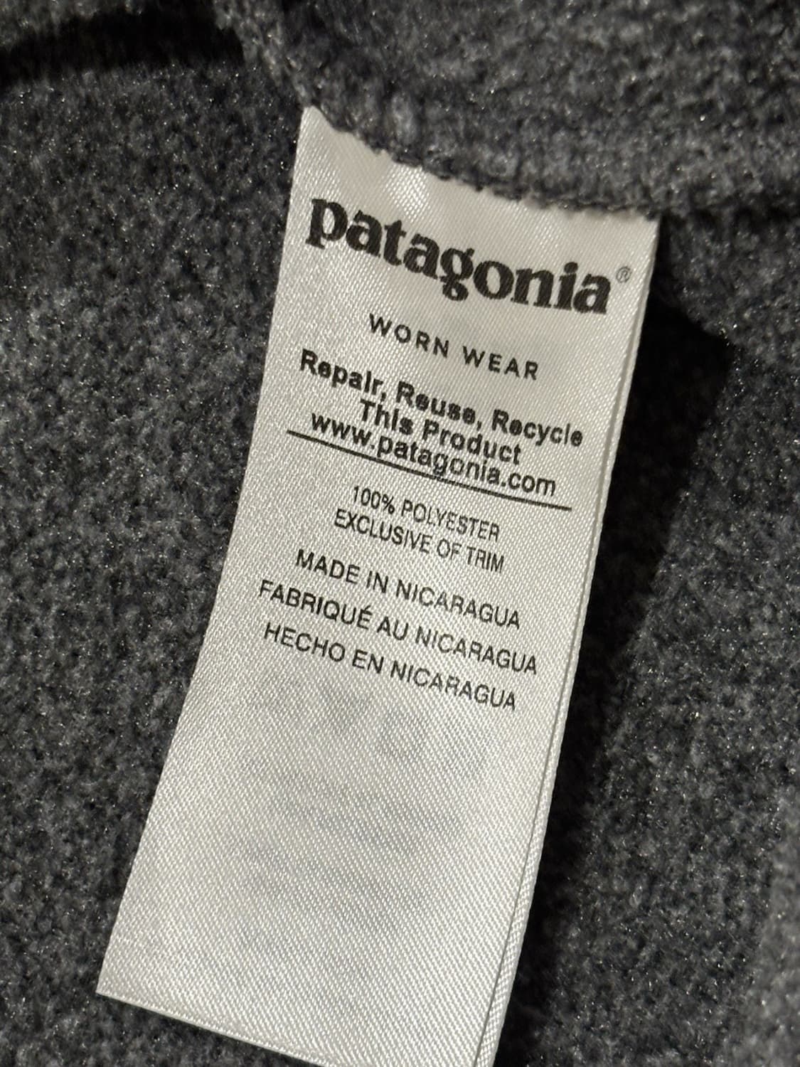 12FW 파타고니아 신칠라 스냅-T 플리스 그레이 네이비 상품이미지4