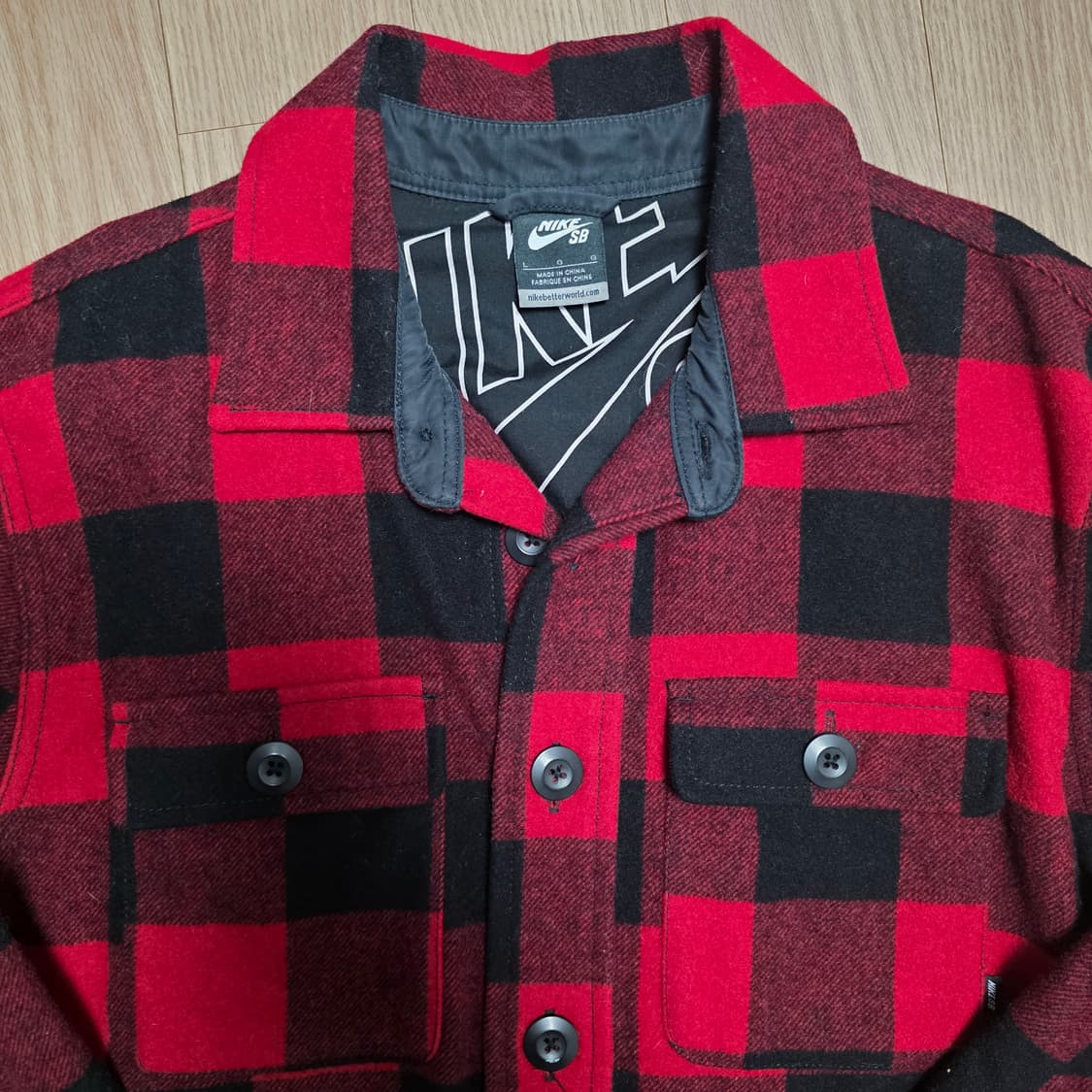 L) 나이키 홀게이트 울 셔츠 상품이미지2