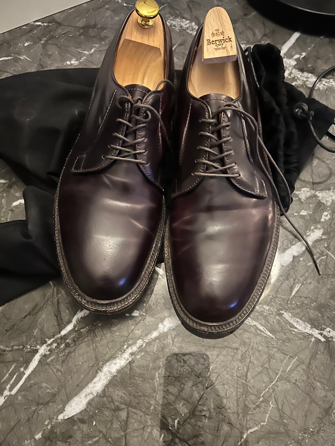 알든 코도반 990 9d(버건디) 상품이미지1