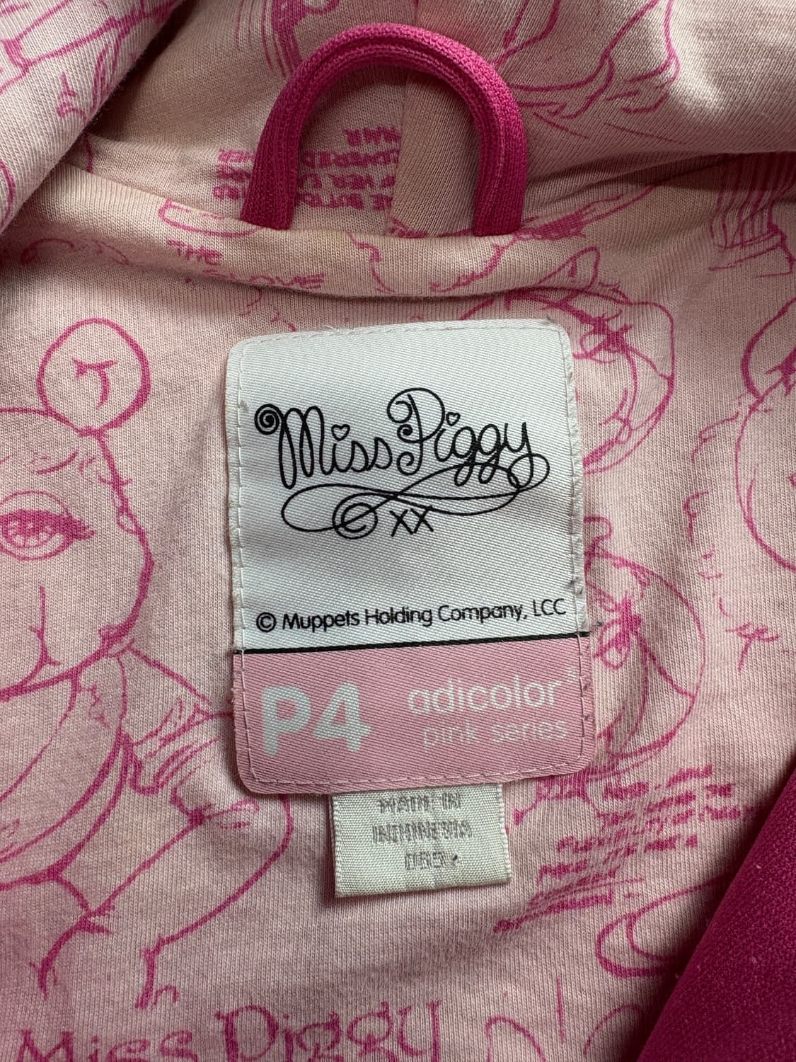 아디다스 우먼스 아디컬러 미스 피기 후드 트랙탑 저지 2347 상품이미지3