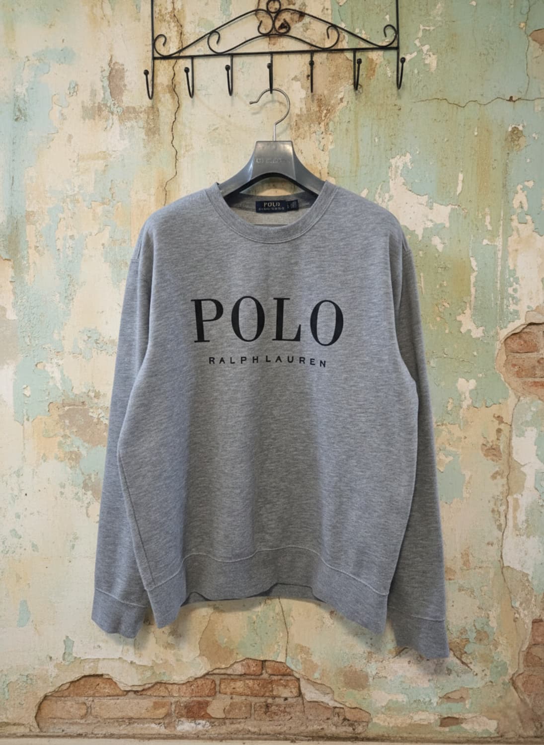 폴로 랄프로렌 맨투맨 L 회색 상품이미지1