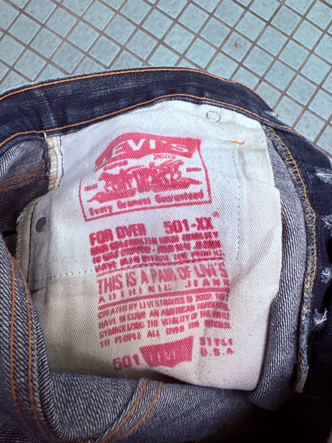 90s 리바이스 501빅E 상품이미지7