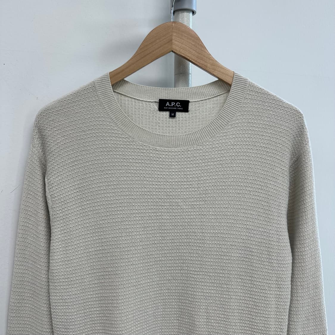 아페쎄 실크울 캐시미어 와플 니트 원피스 상품이미지2