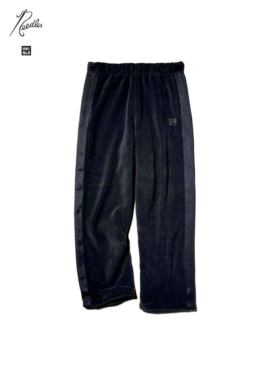 [XL] 니들스 X 유니클로 후리스 와이드 팬츠 블랙 새상품 상품이미지3