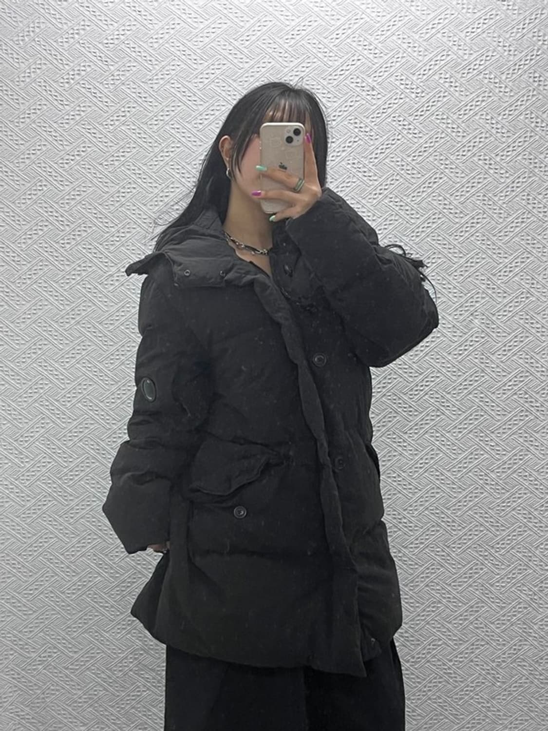 씨피컴퍼니 50Fili 렌즈와펜 다운 미디 패딩 자켓 XL C07261 상품이미지2