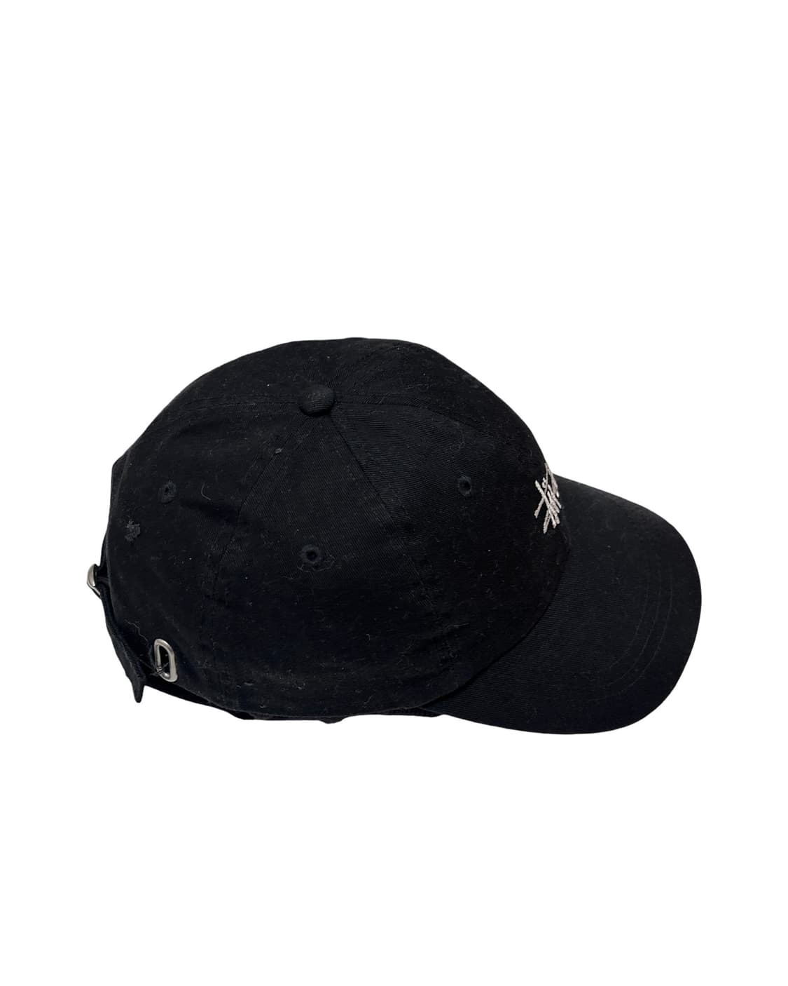 스투시 스탁로고 블랙 볼캡 모자 상품이미지3