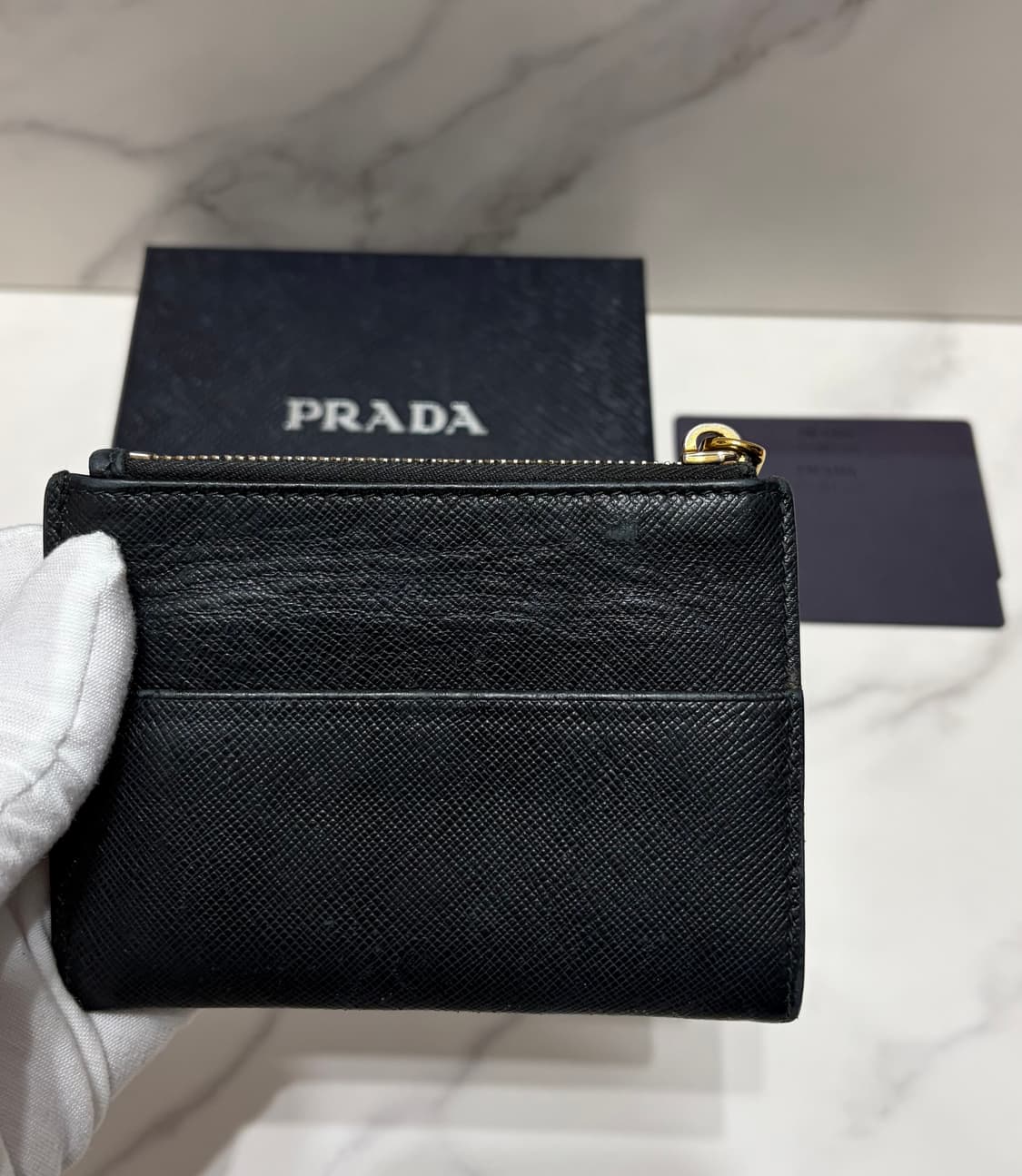 [정품] 프라다 사피아노 지퍼 카드지갑 상품이미지2