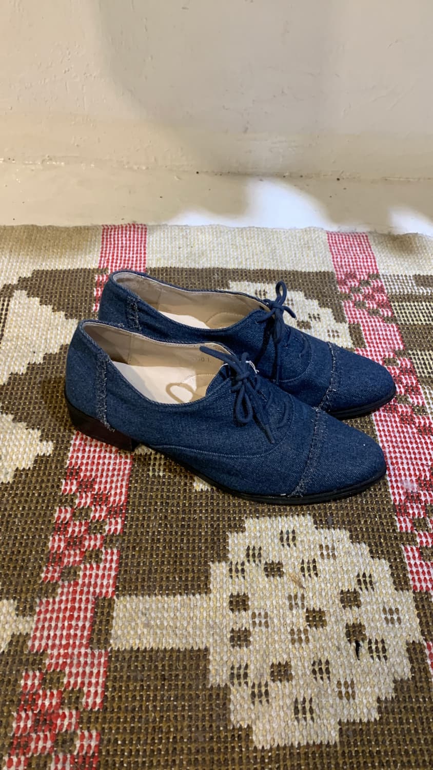 Denim derby shoes 상품이미지1