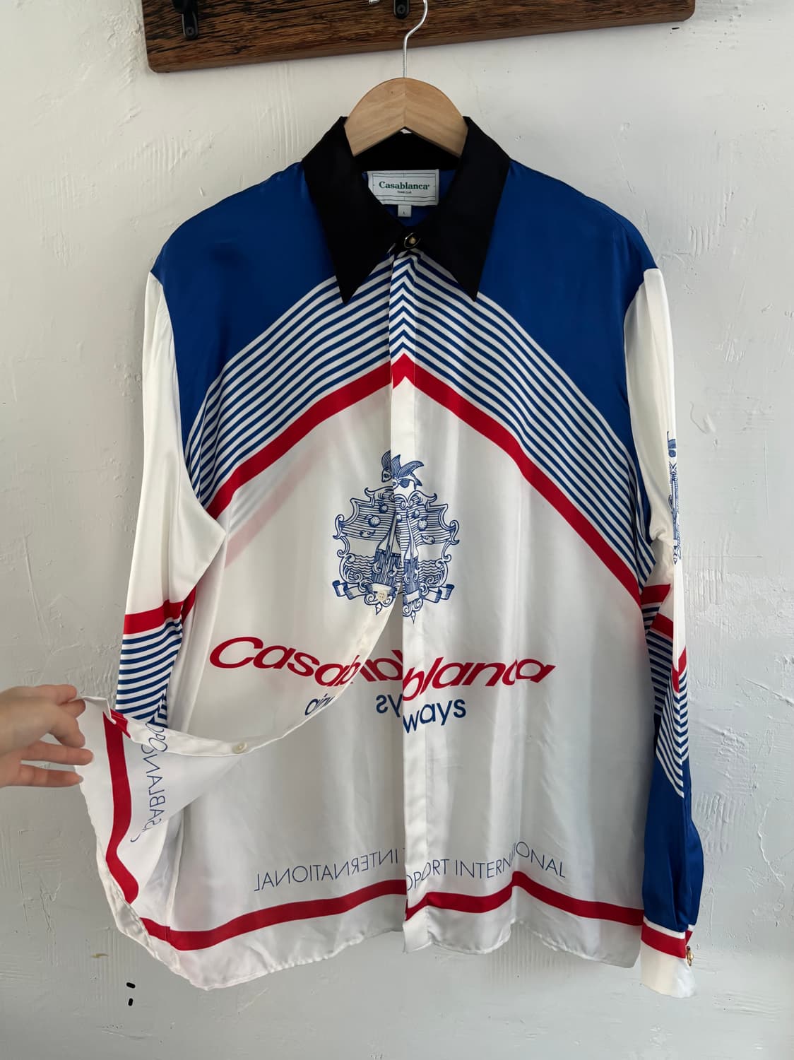 Casablanca 카사블랑카 에어웨이즈 실크 셔츠  상품이미지2