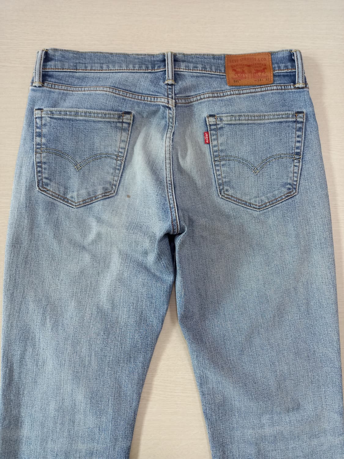 34 리바이스511 약기모 워싱 스판 슬림일자진 34-553 상품이미지4