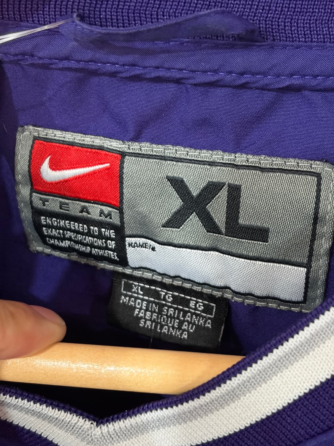 J42 나이키 팀 캔자스 스테이트 웜업 XL 상품이미지4