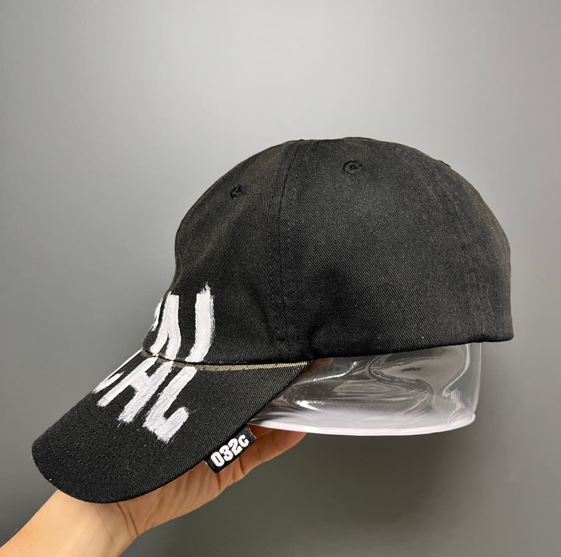 032c 핸드페인팅 볼캡 모자 판매. 상품이미지3