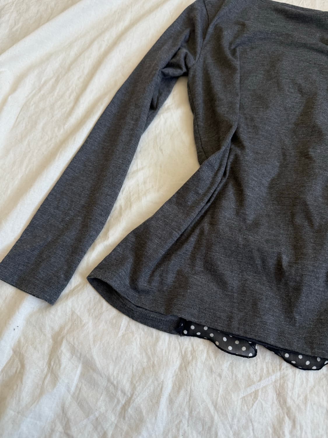 차콜 공겜여주 갸루 러블리 긱시크 블라우스 탑 상품이미지6