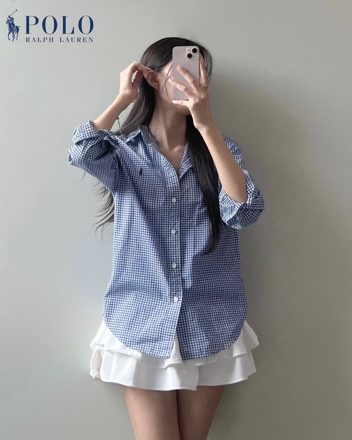 폴로 체크 셔츠  상품이미지2
