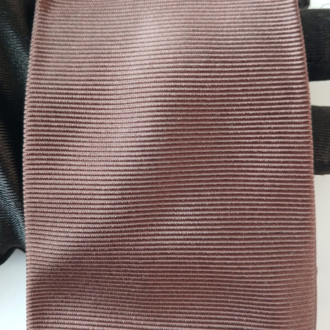 앤드류스 타이 실크 브라운 솔리드 넥타이 7.8cm A+등급 A19158 상품이미지6