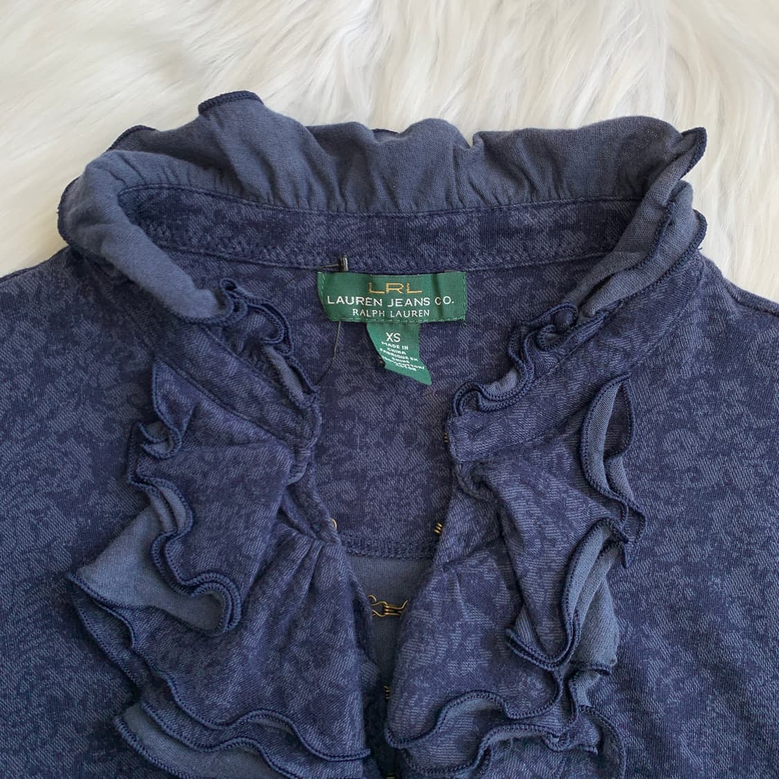 LAUREN JEANS CO. 빅프릴 블라우스 티셔츠 1902 상품이미지3