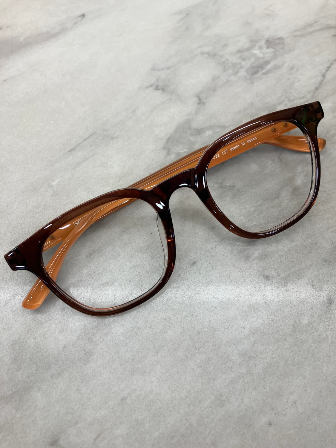 B28 카라 KARRA 브라운 웰링턴 뿔테 안경1703(17g) 상품이미지1