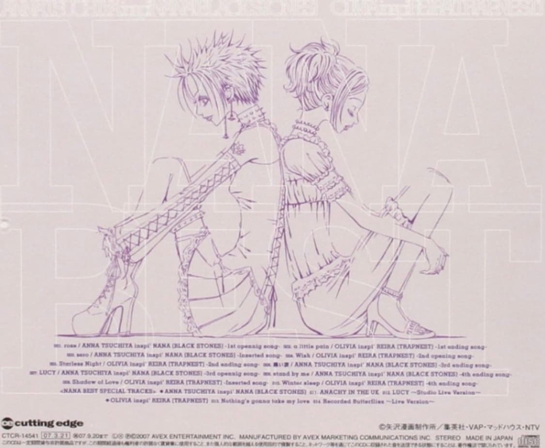 NANA BEST ALBUM (나나 베스트 앨범) CD 야자와 아이 상품이미지2