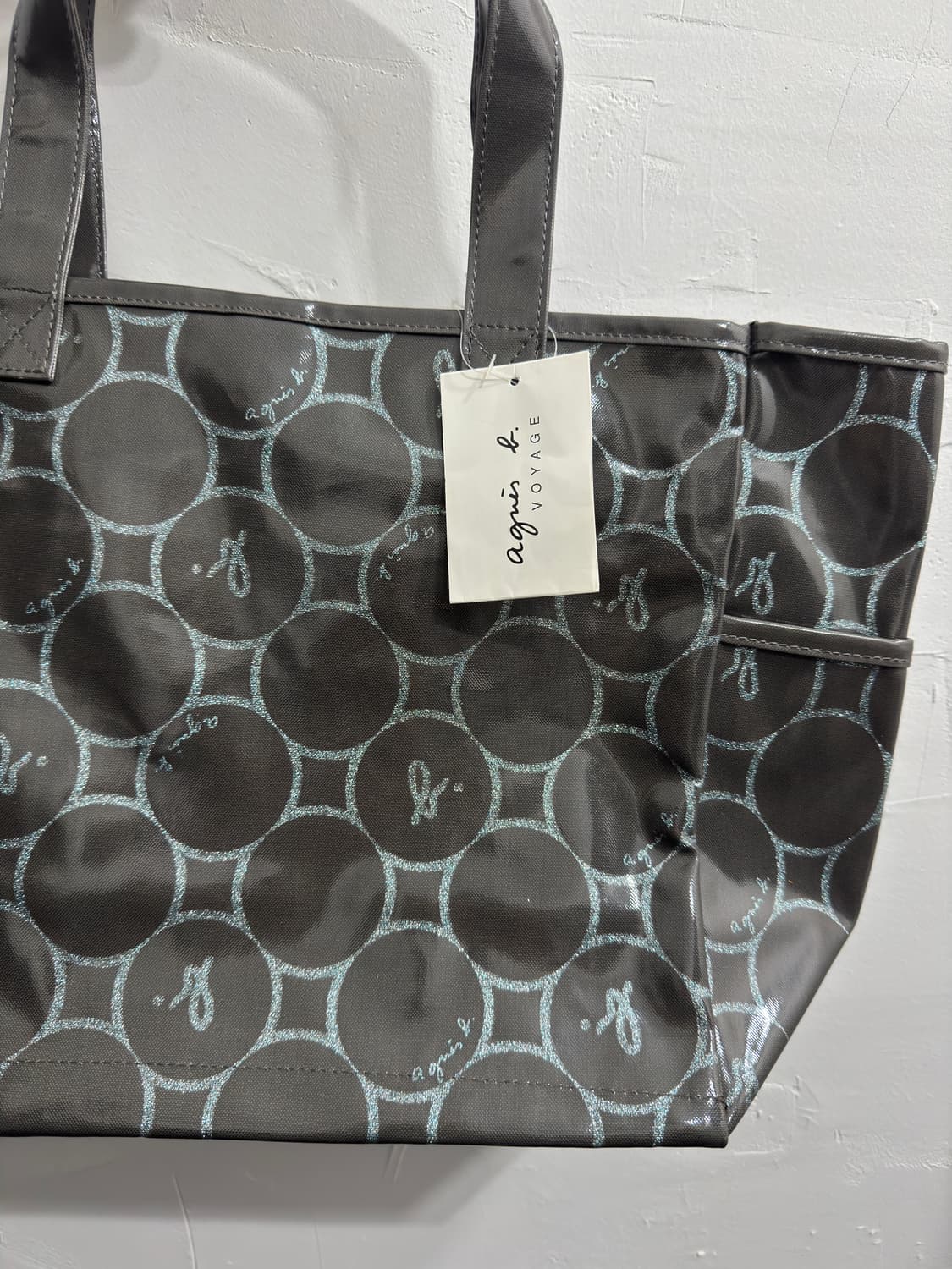 agnes b pattern pvc bag 상품이미지2