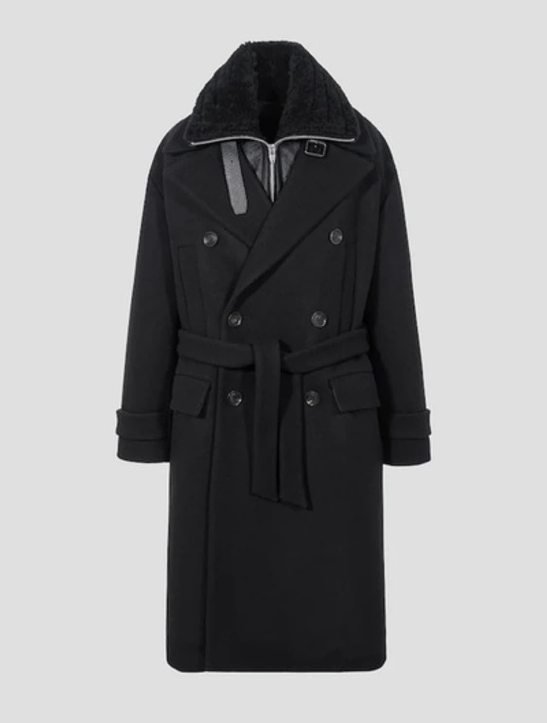 준지 22fw 무스탕 블랙 상품이미지2