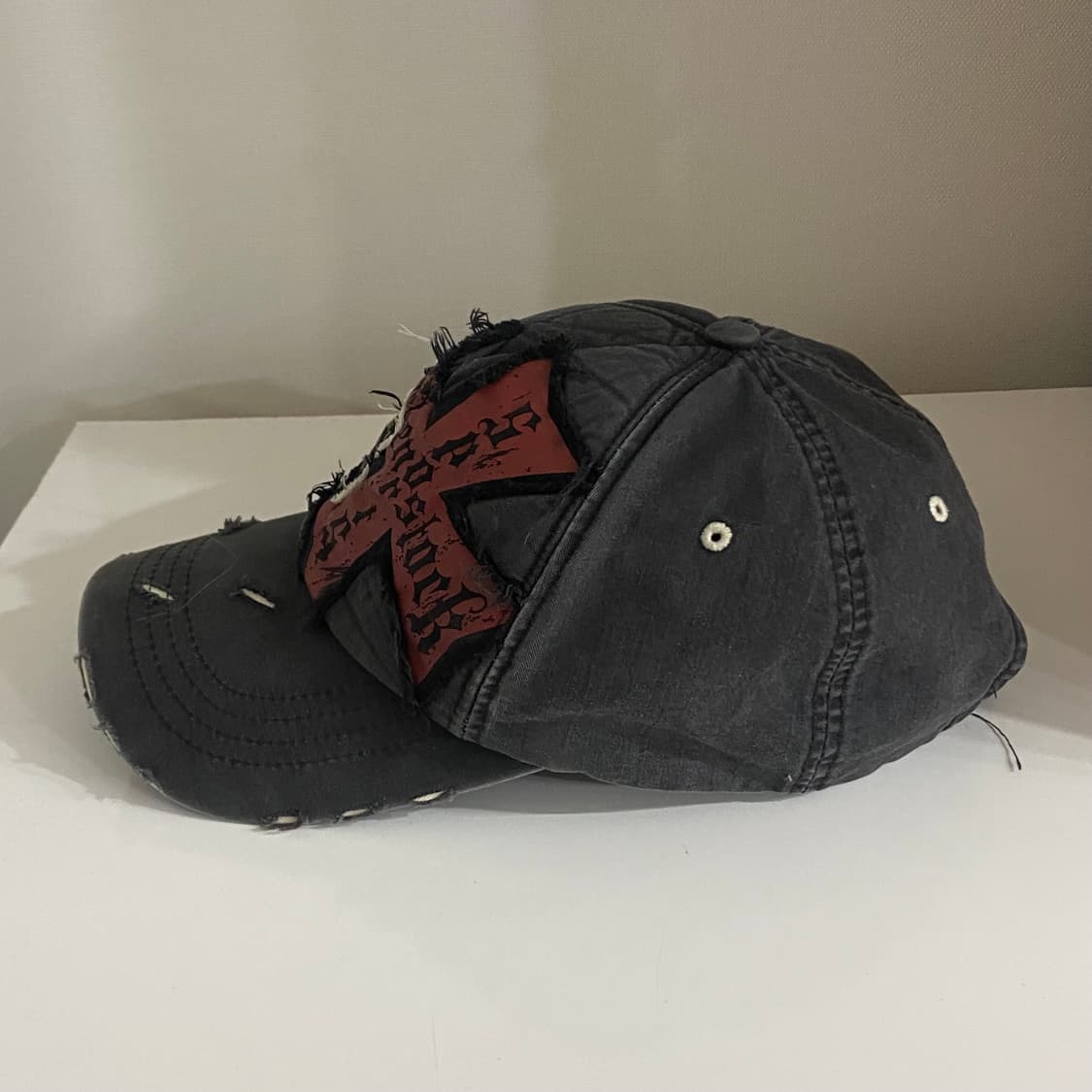 급처, 버켄스탁 y2k 데미지 캡모자 상품이미지2