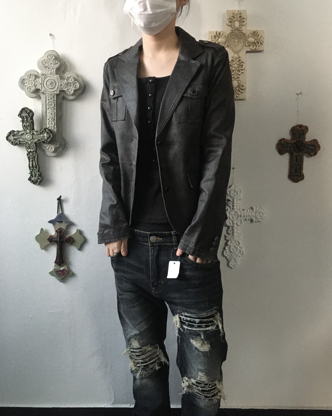 Dyed coating jacket 상품이미지5