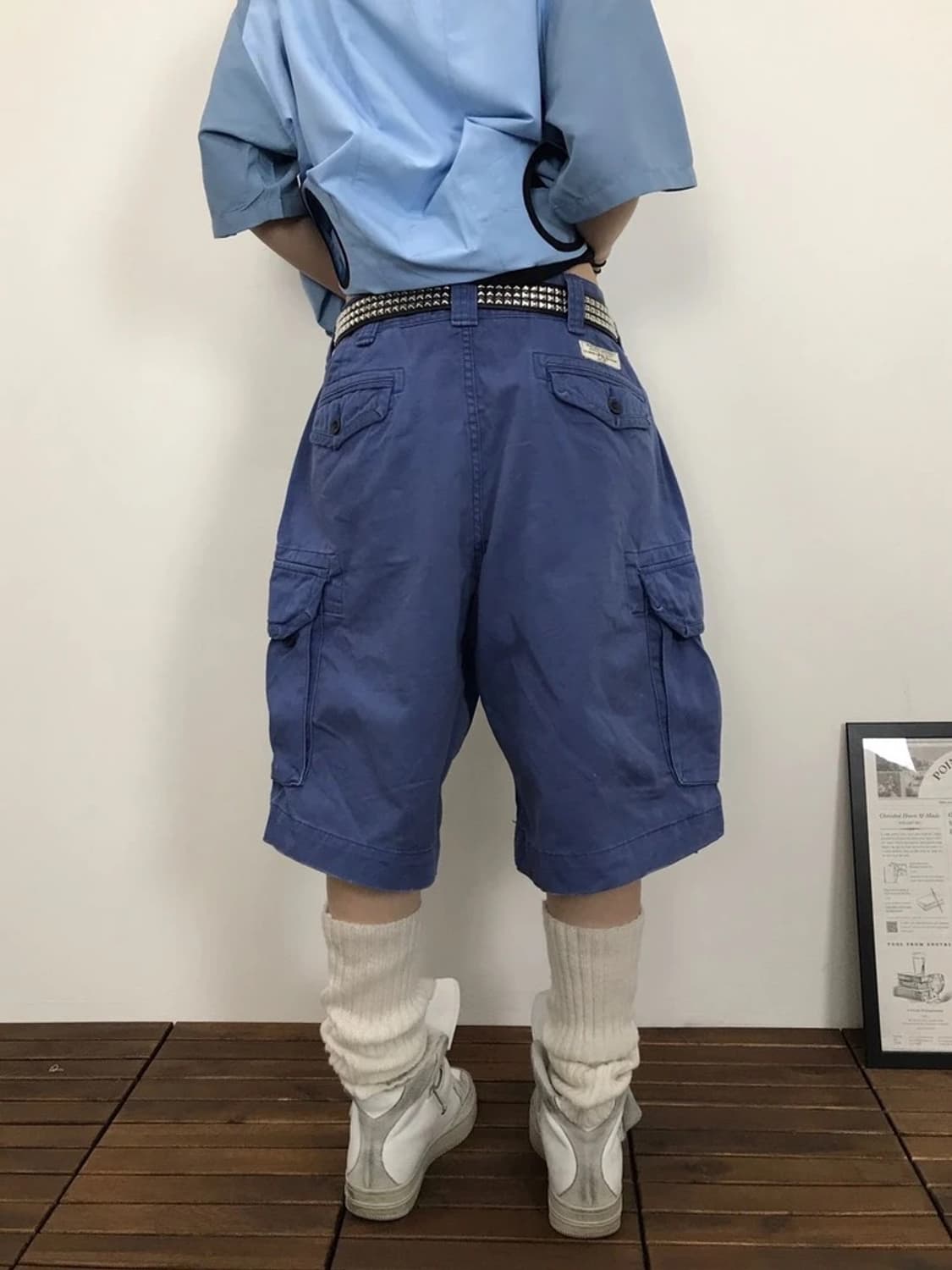 Polo Ralph Lauren Blue Cargo Shorts 상품이미지3