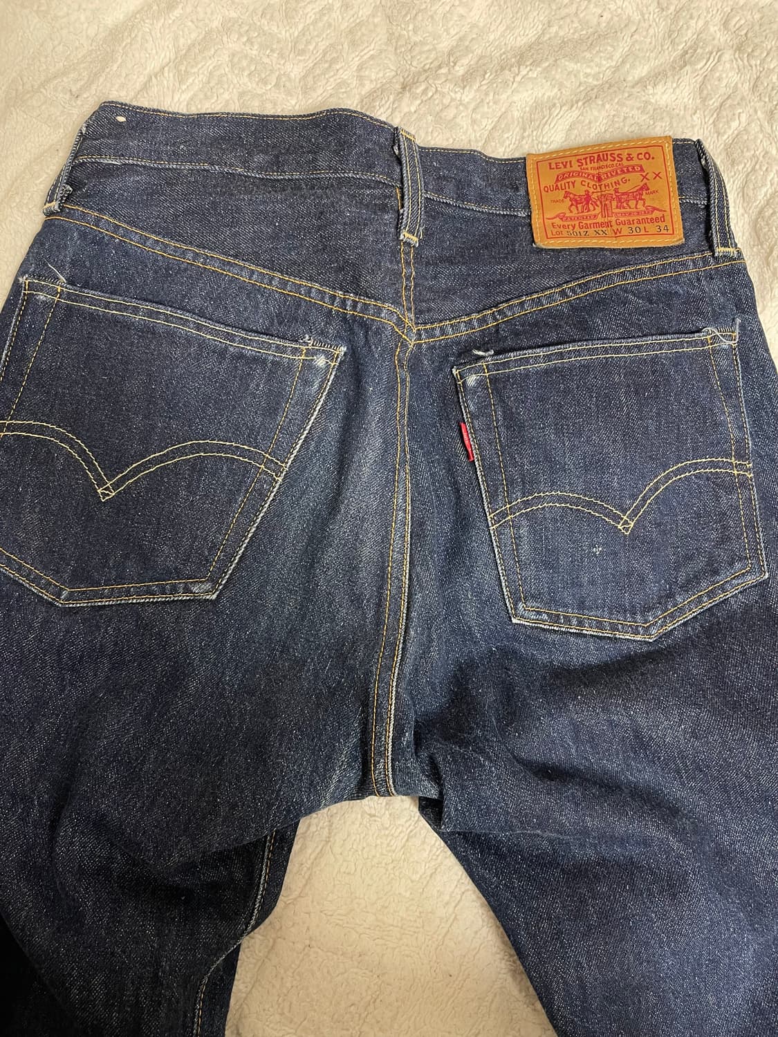 LVC 54501Z XX made in usa 콘밀원단 셀비지 데님 30 상품이미지3