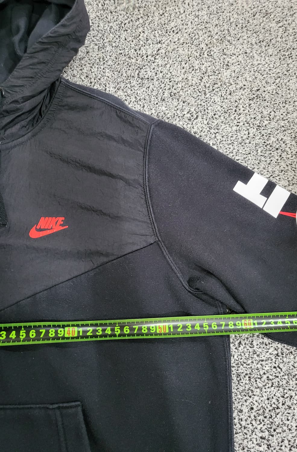 Nike 블랙 집업 후드 자켓 상품이미지7