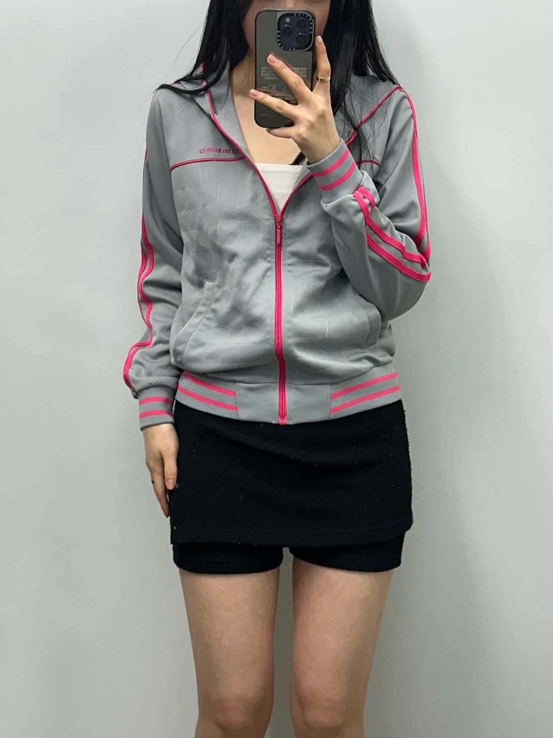 엄브로 사이드라인 그레이 후드 져지 상품이미지1