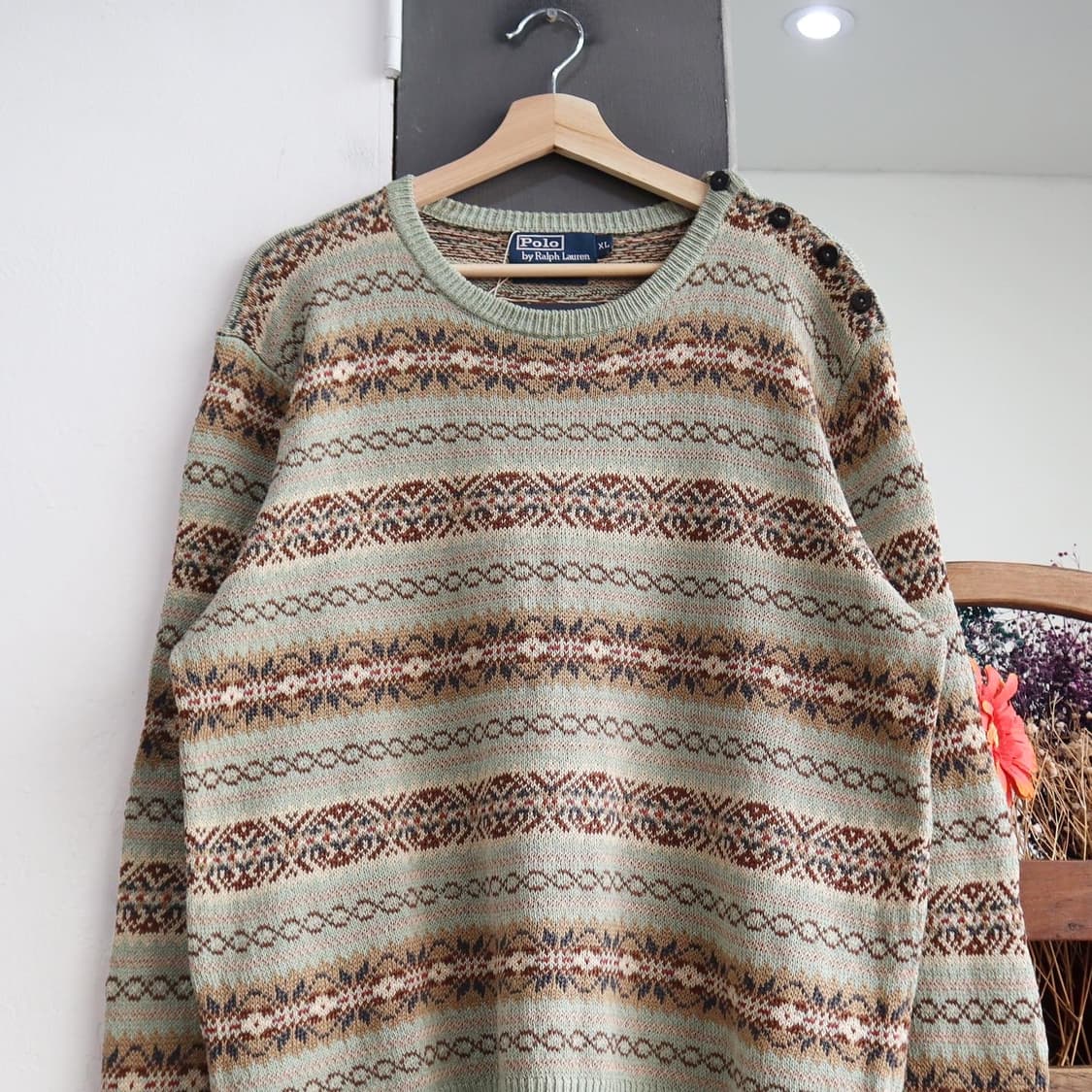 폴로 페어아일 니트 상품이미지2