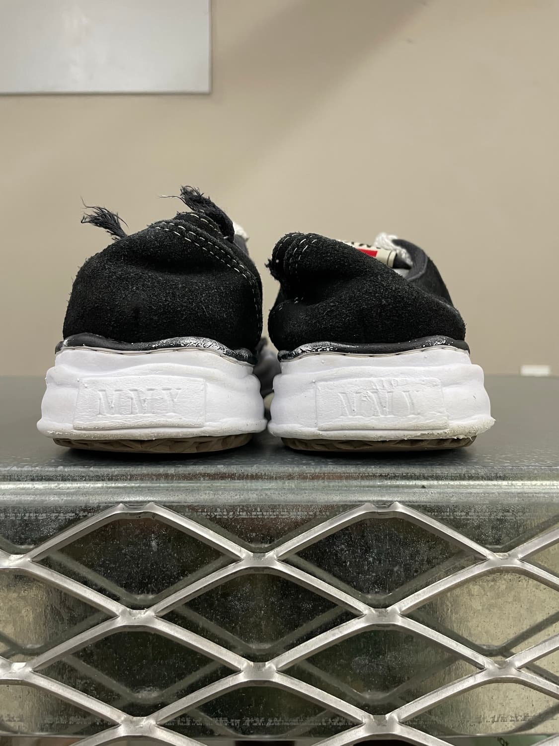 메종 미하라 야스히로 베이커 OG 캔버스 로우 블랙 37 (gr-4356 상품이미지3