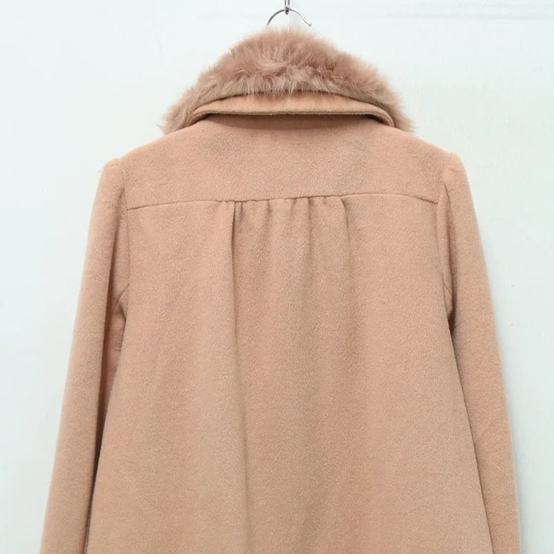 얼스 뮤직 밑단 포인트 딸기우유 싱글 코트 60311 상품이미지7