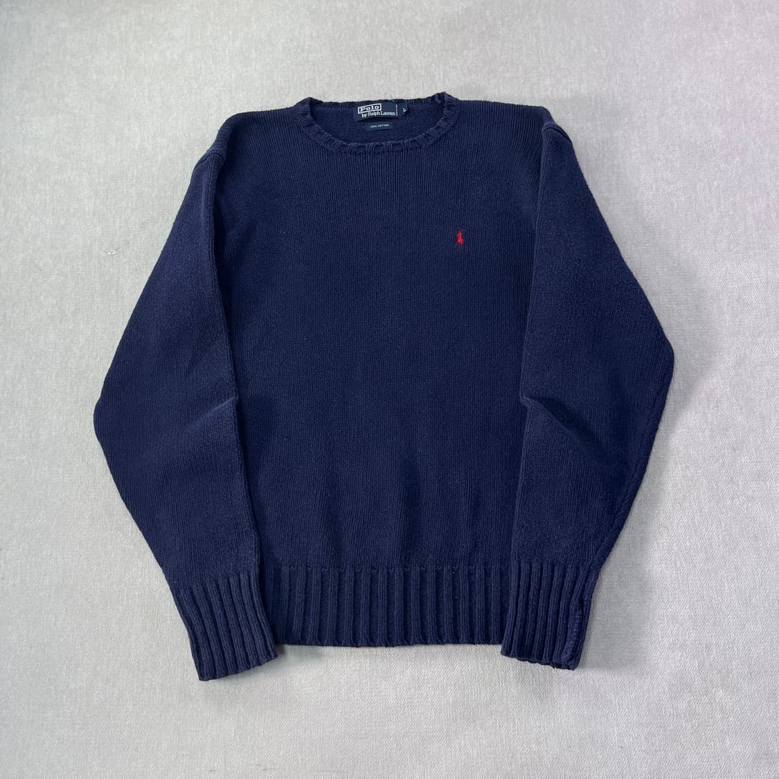100 폴로랄프로렌 코튼 네이비 니트 상품이미지1