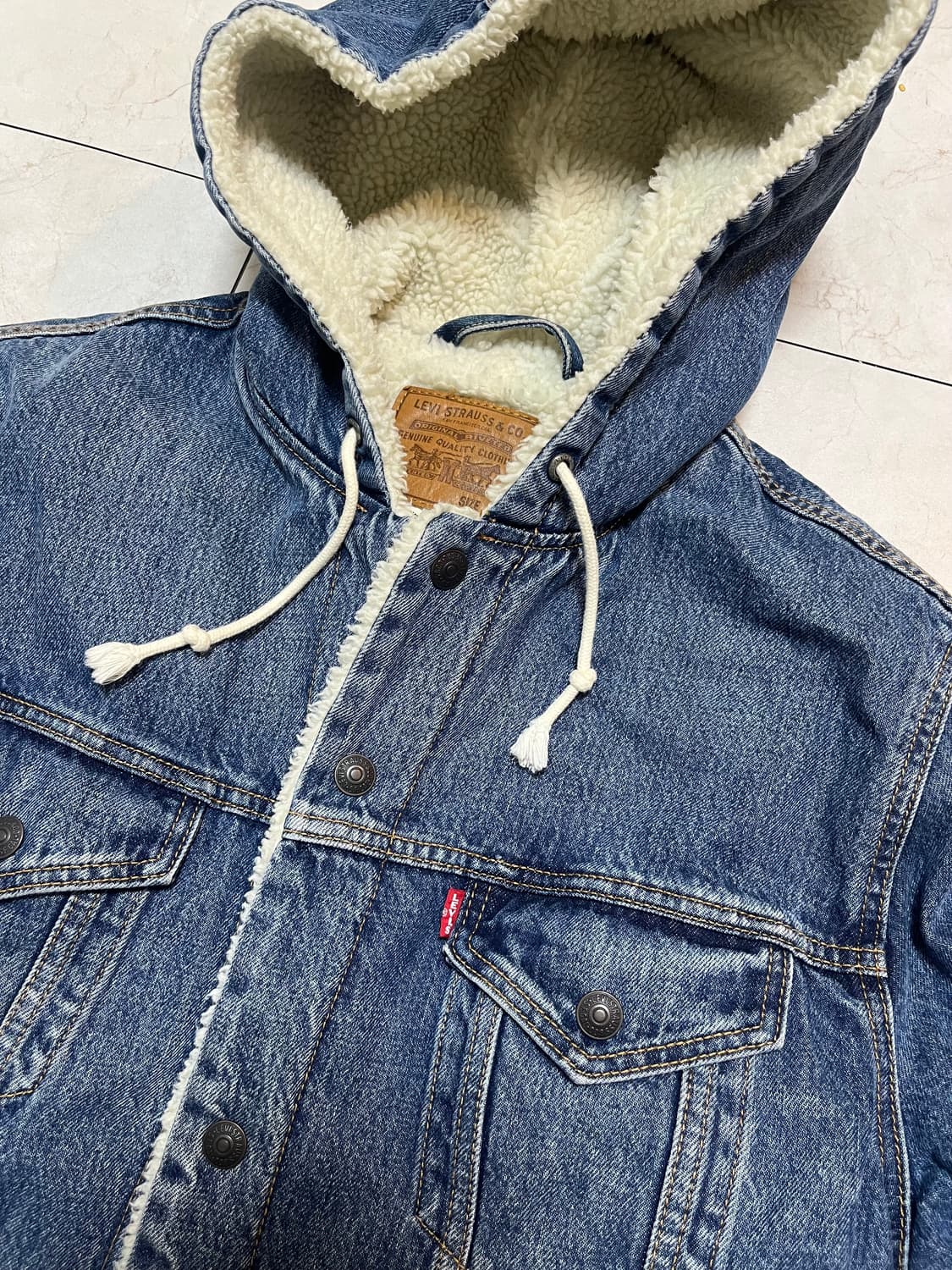 리바이스 프리미엄 쉐르파 트러커 자켓 M 상품이미지3