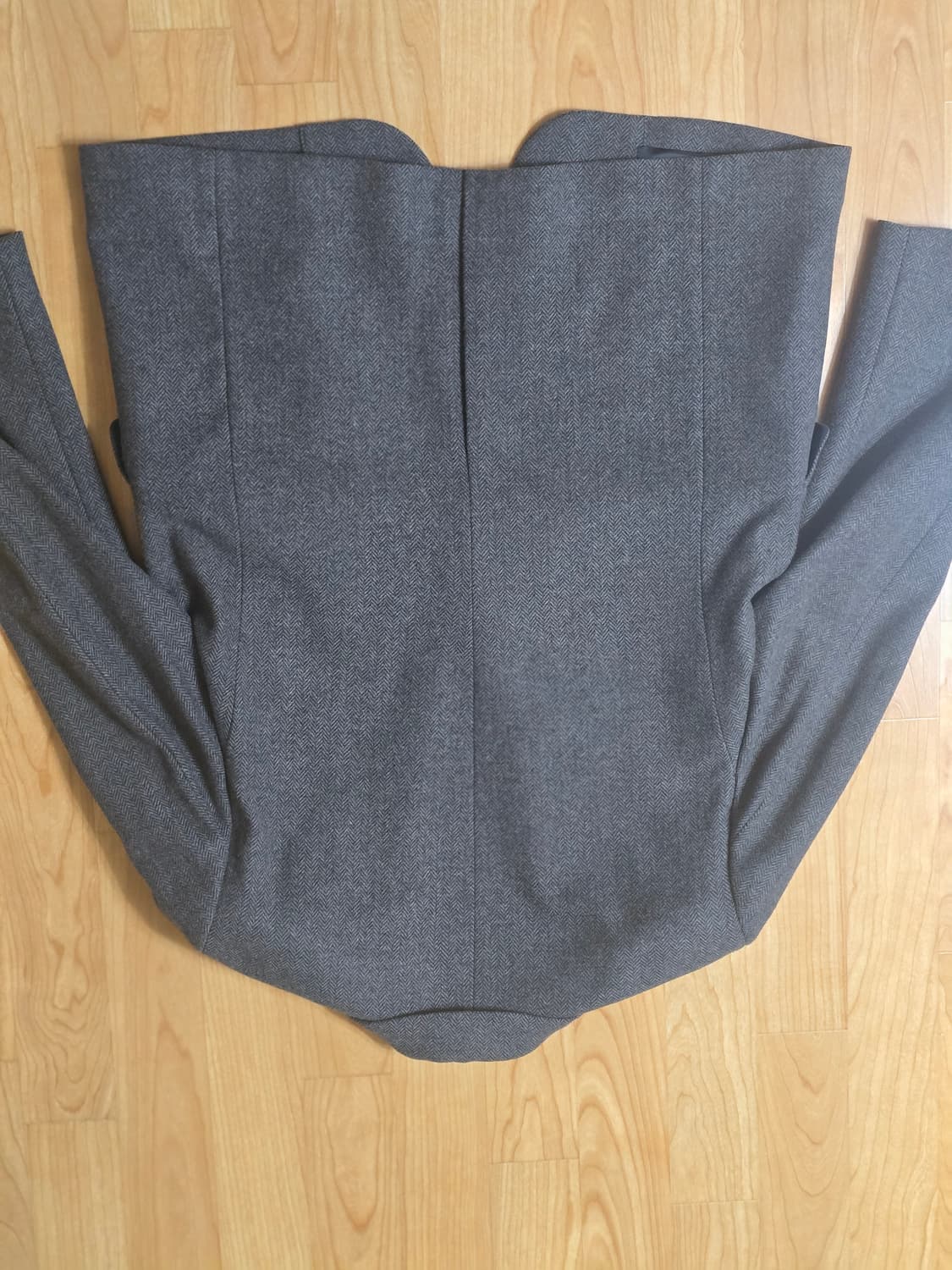 [100]딥브라운 『Redford』 헤링본 테일러드 자켓 (TNJA4F1 상품이미지3