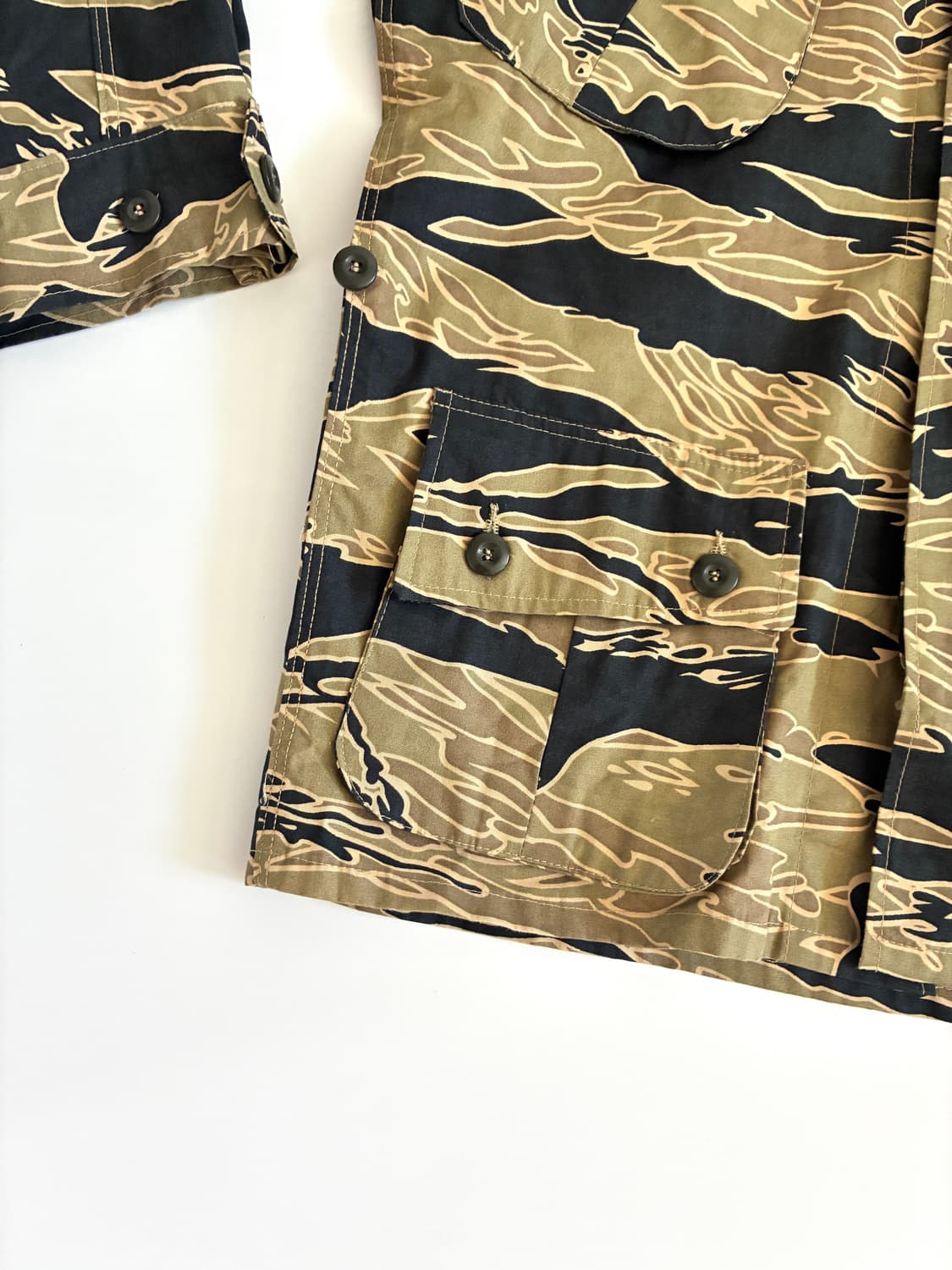 60년대 타이거카모 정글퍼티그 자켓 리프로 상품이미지5