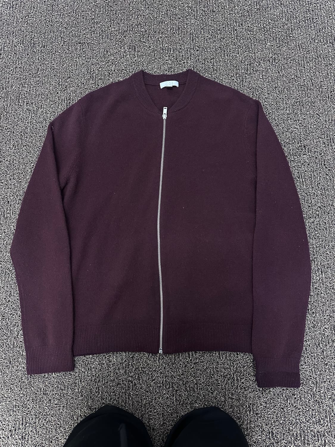 COS 코스 울 니트 집업 L 상품이미지1