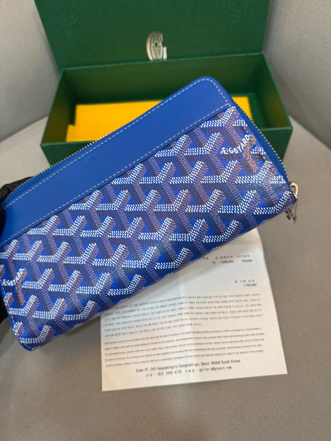 백화점판 새상품급 고야드 마티뇽 장지갑  상품이미지3