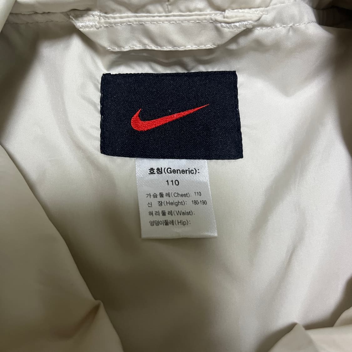 00‘s 나이키 나일론 후드 베스트 상품이미지5