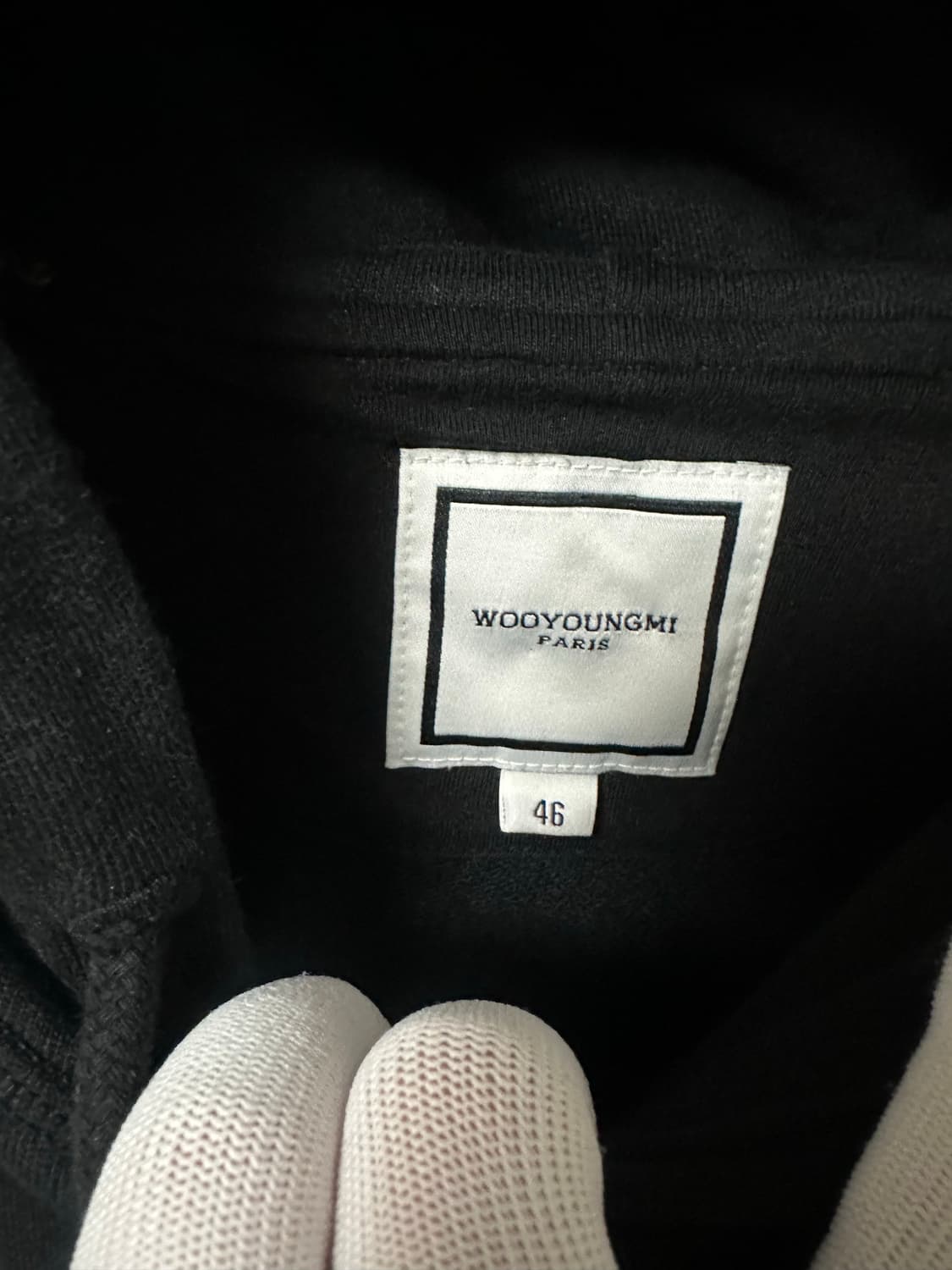  25FW 우영미 백로고 후드 블랙 (46) 상품이미지4