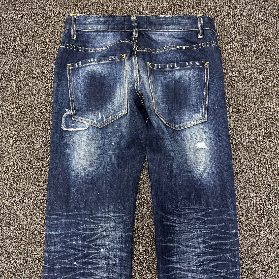디스퀘어드2 데님 청바지 스플래터 데미지진 48사이즈 상품이미지7