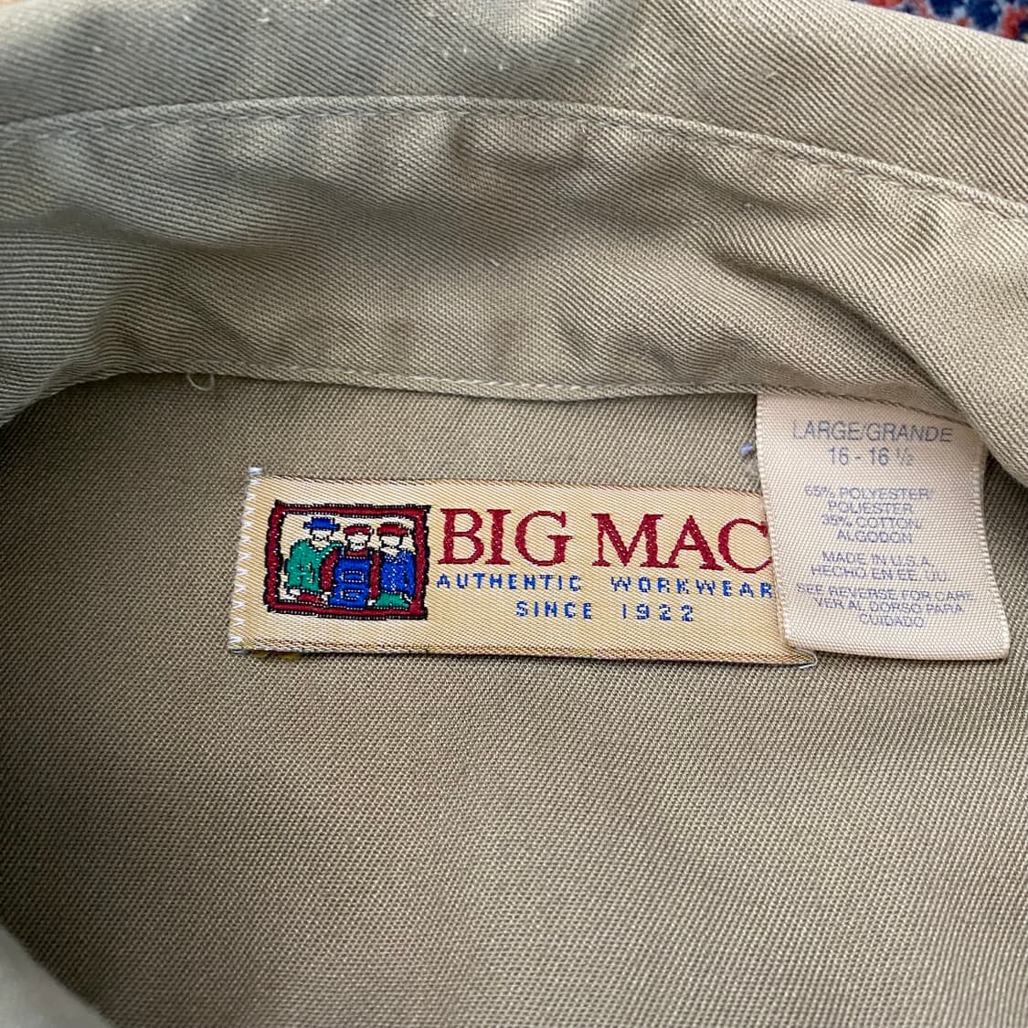 🌊90s BIG MAC work shirts long-sleeve 상품이미지6