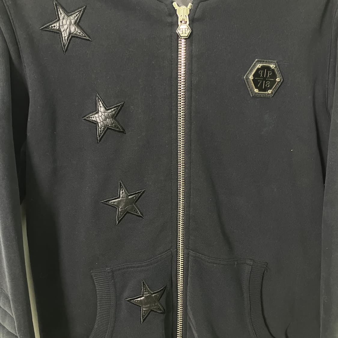 필립 플레인 블랙 후드집업  상품이미지4