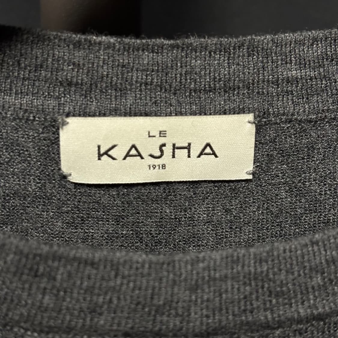L) LE KASHA 르카샤 캐시미어 져지 크루넥 상품이미지2