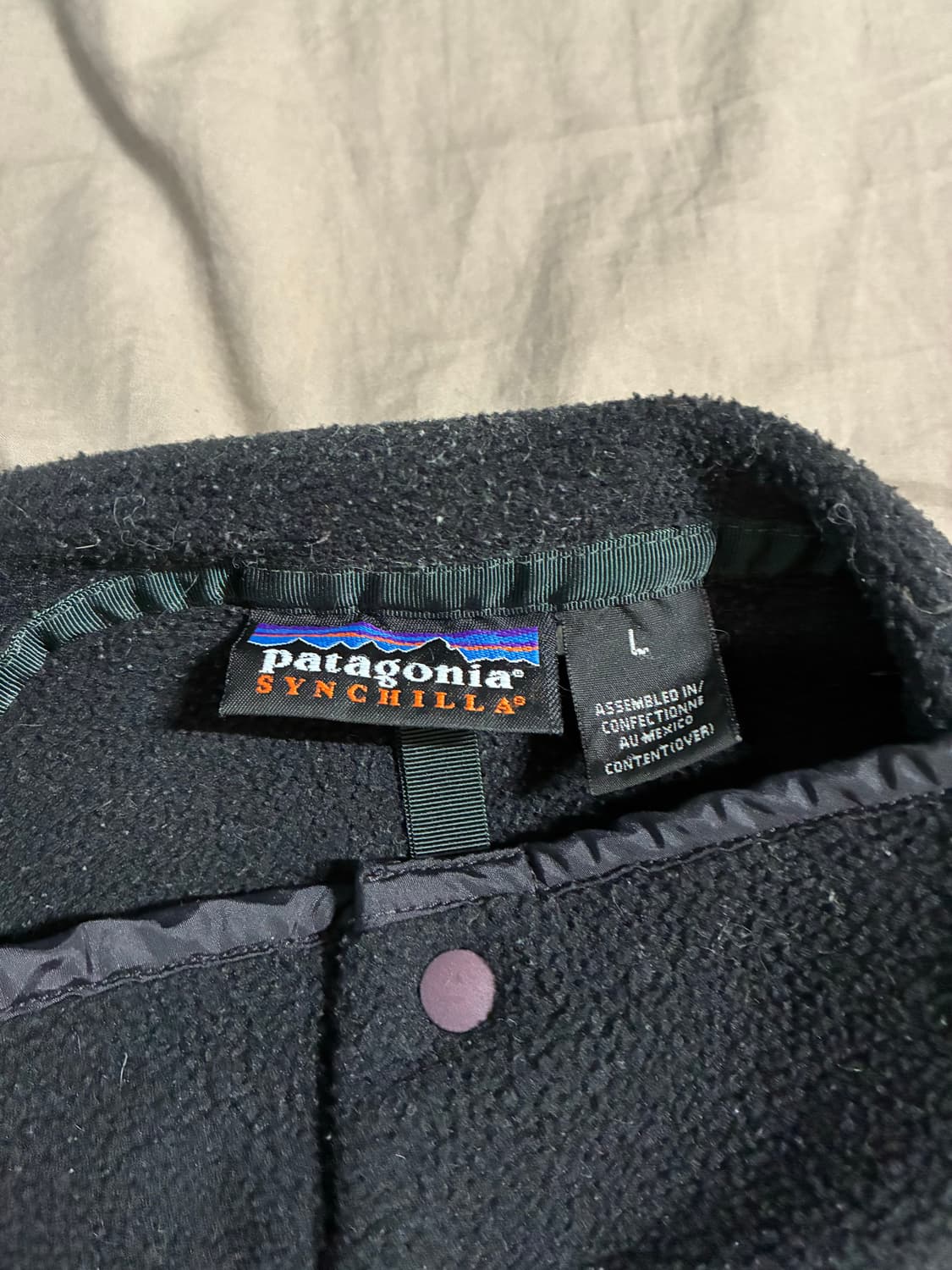 파타고니아  신칠라 스냅티 블랙 사이즈 L 상품이미지3